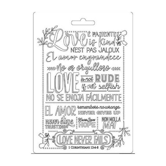 MOLDE FLEXIBLE A5 LOVE STORY CORINTIOS