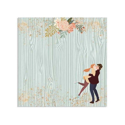 Coleccion 10 Papeles (Doble Cara) Love Story 20 X 20 Cm