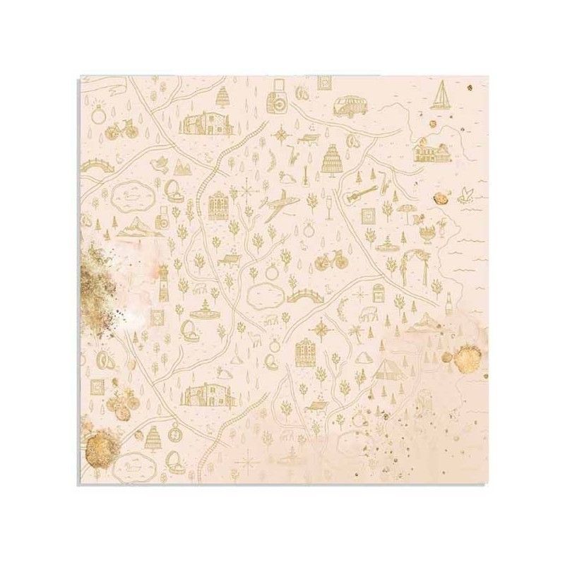 Coleccion 10 Papeles (Doble Cara) Love Story 20 X 20 Cm