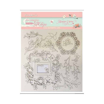 Chipboard Madera Ramas 14 X 14 Cm Gratitud