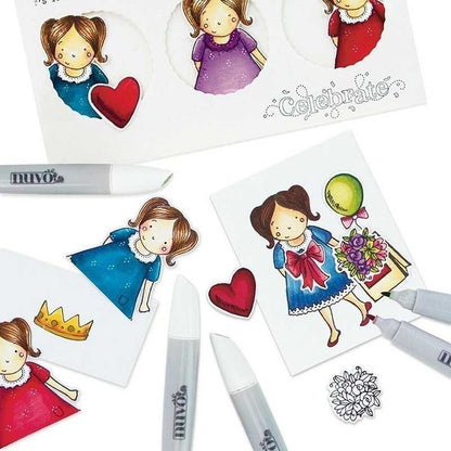 Nuvo Marker Punta Doble (Kit 3) Pebble Beach
