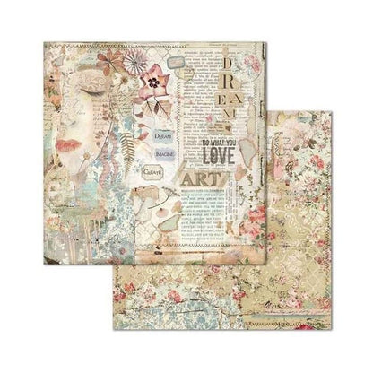 Bloc 10 Hojas Imagine (20 X 20 Cm) Doble Cara