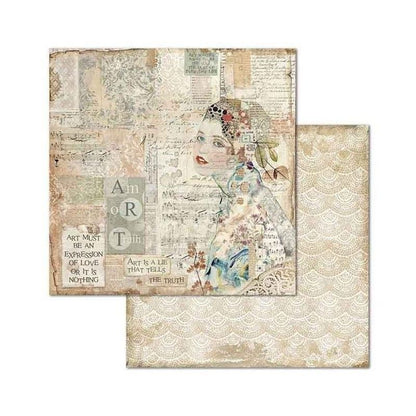 Bloc 10 Hojas Imagine (20 X 20 Cm) Doble Cara