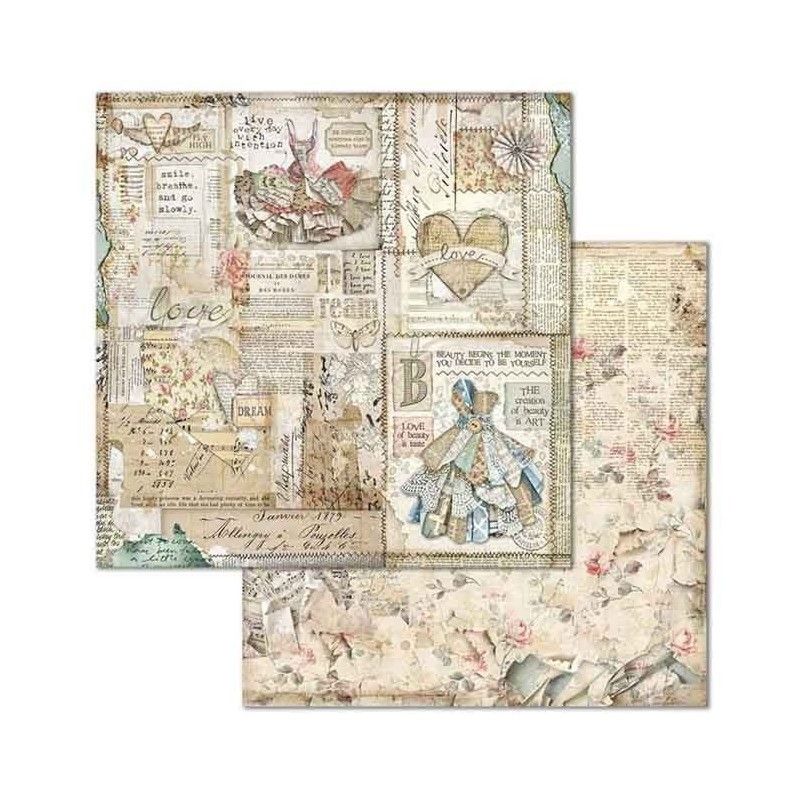 Bloc 10 Hojas Imagine (20 X 20 Cm) Doble Cara