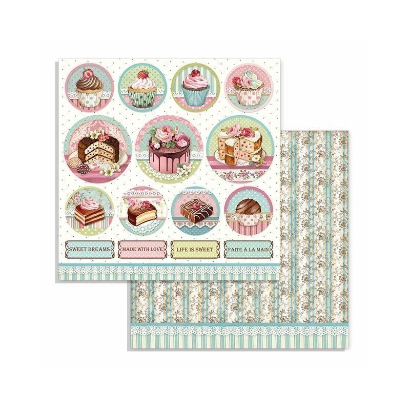 Bloc 10 Hojas Sweety (30 X 30 Cm) Doble Cara