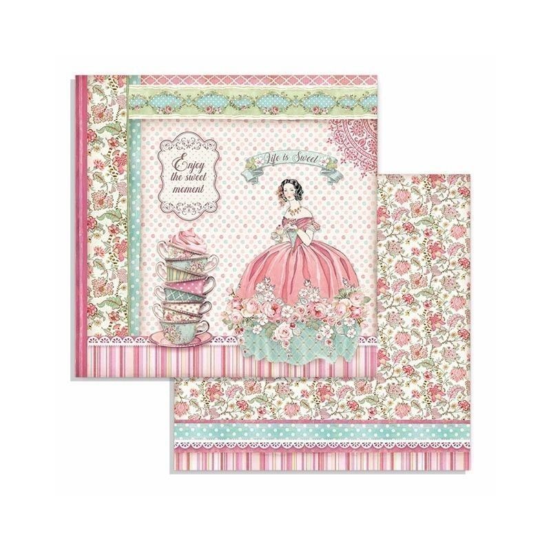 Bloc 10 Hojas Sweety (30 X 30 Cm) Doble Cara