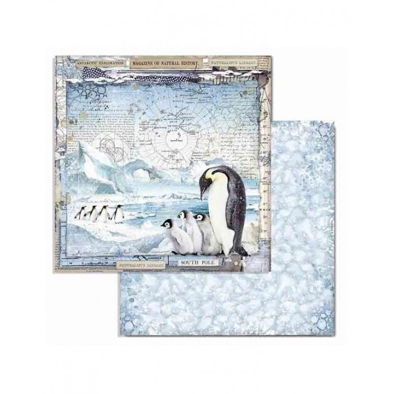 Bloc Artic Antartic 10 Hojas  (30 X 30 Cm) Doble Cara