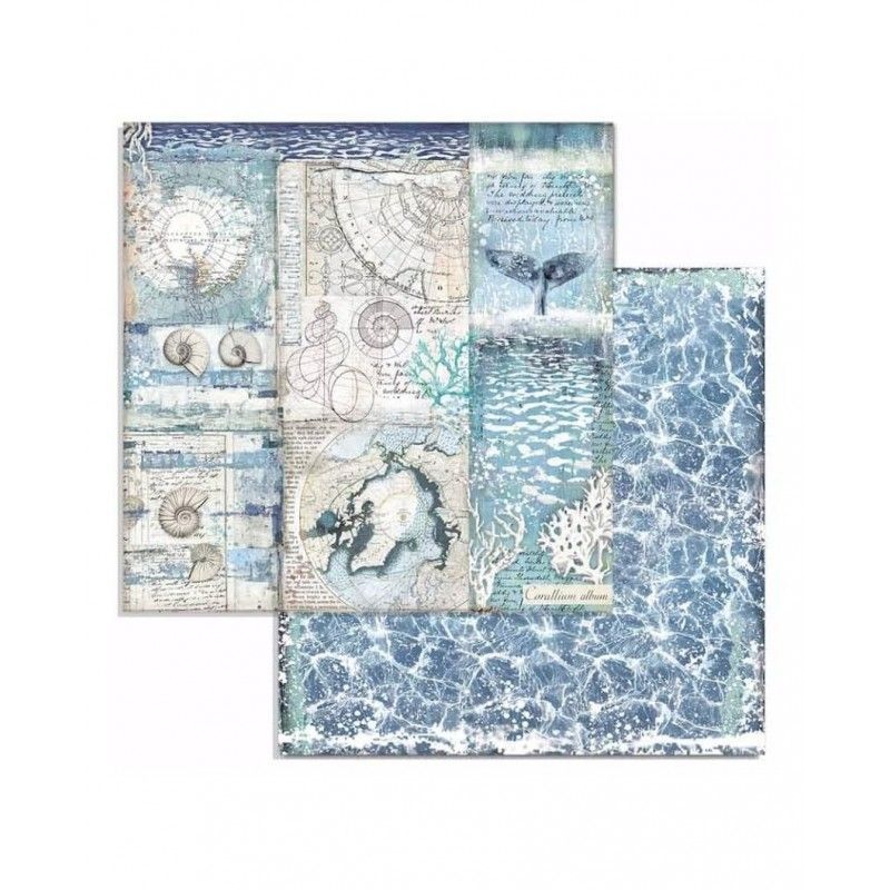Bloc Artic Antartic 10 Hojas  (30 X 30 Cm) Doble Cara
