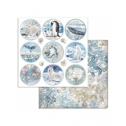 Bloc Artic Antartic 10 Hojas  (30 X 30 Cm) Doble Cara