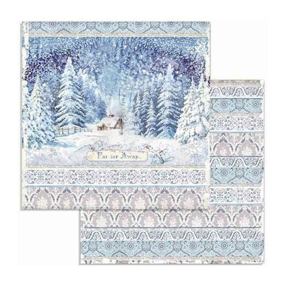 Block 10 Hojas Winter Tales (30 X 30 Cm) Doble Cara