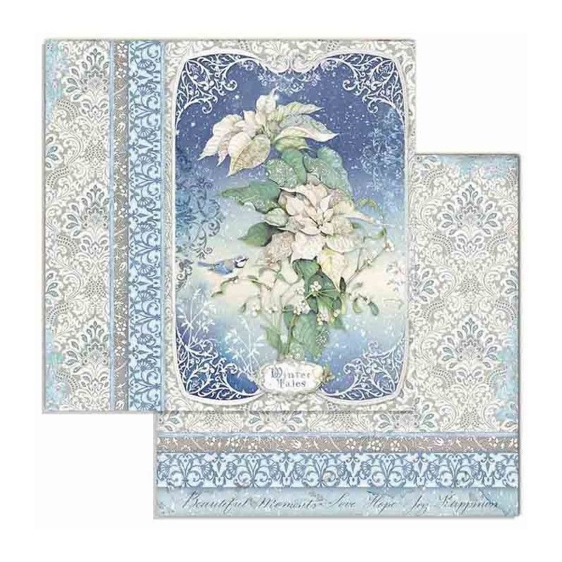 Block 10 Hojas Winter Tales (30 X 30 Cm) Doble Cara
