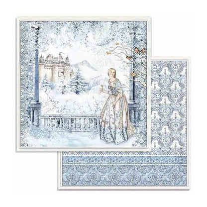 Block 10 Hojas Winter Tales (30 X 30 Cm) Doble Cara