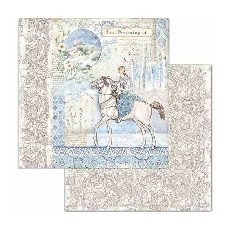 Block 10 Hojas Winter Tales (30 X 30 Cm) Doble Cara