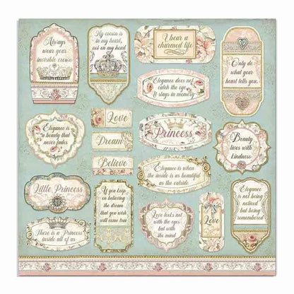Bloc 10 Hojas Princess (30 X 30 Cm ) Doble Cara