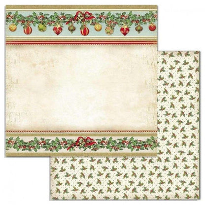 Bloc 10 Hojas Classic Christmas (30 X 30 Cm) Doble Cara