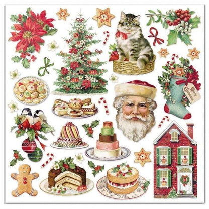 Bloc 10 Hojas Classic Christmas (30 X 30 Cm) Doble Cara