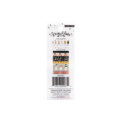 Washi Tape Copos De Nieve (8 Pcs)
