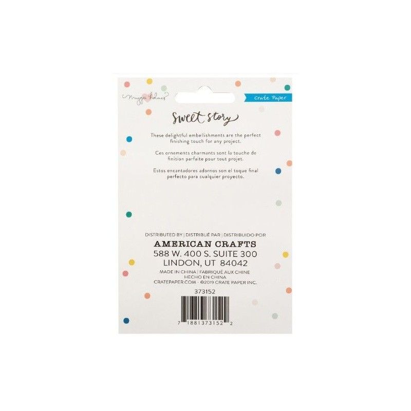Sticker Puffy Bows Sweet Story (6 Pcs)