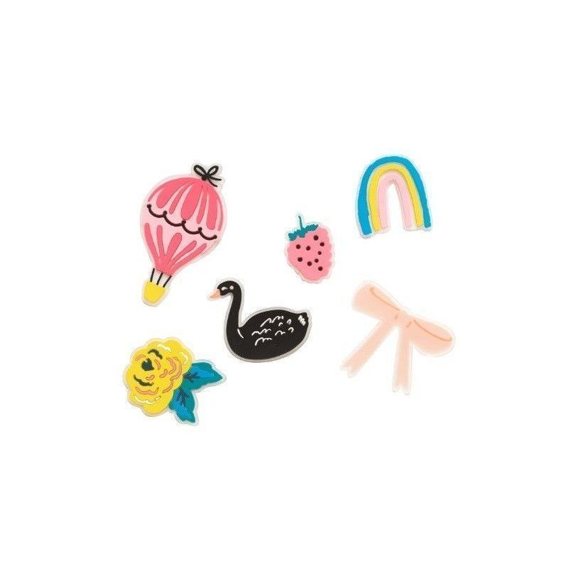 Stickers Rubber Accentss Sweet Story (6 Pcs)