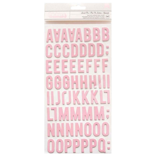 THICKERS LETRAS ALFABETO EN CARTON (137 PIEZAS)
