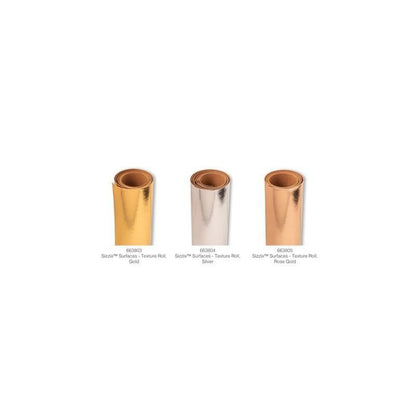 Rollo De Papel Lavable Oro De Sizzix De 30Cm X 120Cm