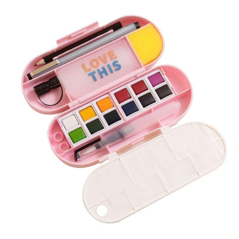 Set De Acuarelas Amy Tangerine Brave And Bold (18 Pcs)