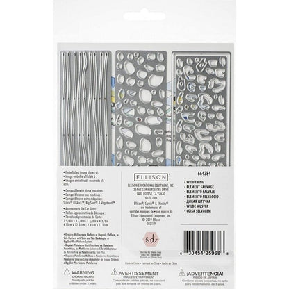 Set De Troqueles Thinlits Pensamiento Salvaje (4 Pcs) De Sizzix