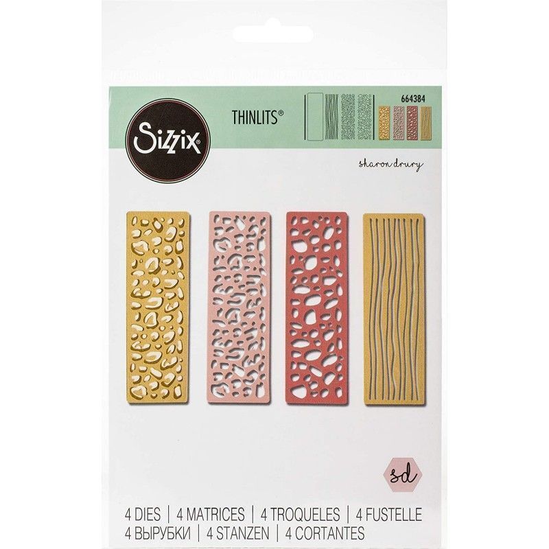 Set De Troqueles Thinlits Pensamiento Salvaje (4 Pcs) De Sizzix