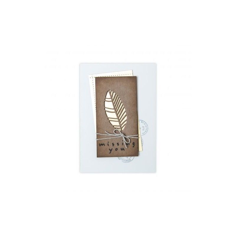 Troquel Thinlits Hojas Cortadas (8 Pcs) De Tim Holtz