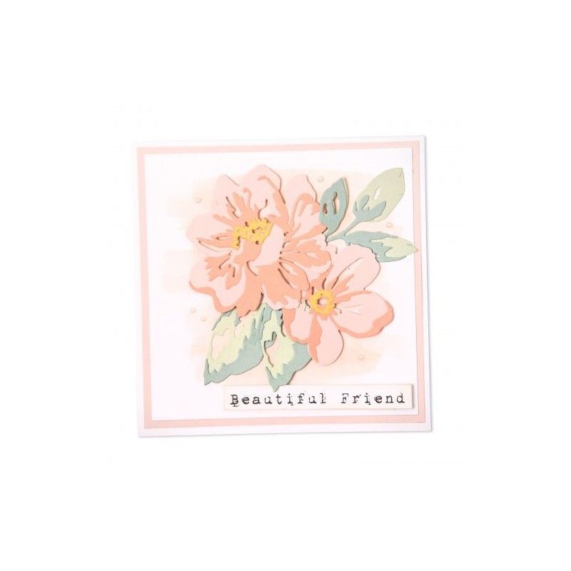 Troquel Thinlits Capas Florales (10 Pcs) De Tim Holtz