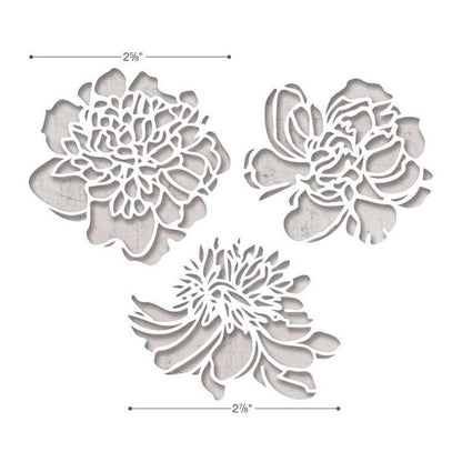 Troquel Thinlits Flores Recortadas (3 Pcs) De Tim Holtz