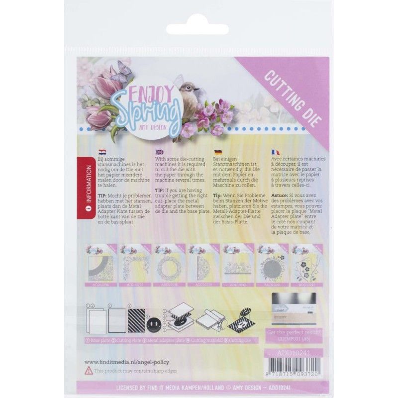 Troquel Corona Con Flores De Amy Design