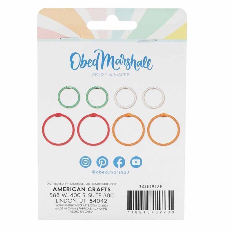 Anillos Para Encuadernar Fantastico (8 Pcs)