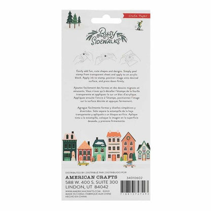 Sellos Acrilicos Busy Sidewalks (16 Pcs)