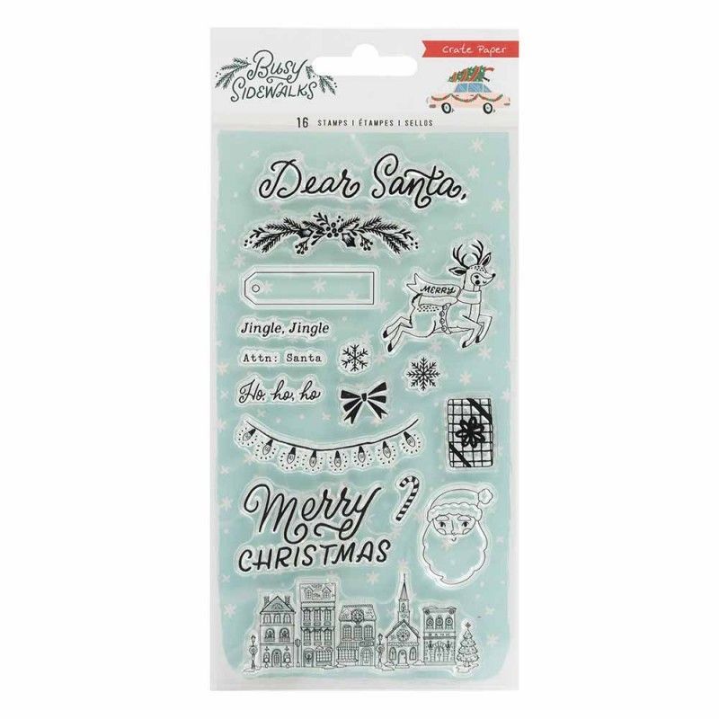 SELLOS ACRILICOS BUSY SIDEWALKS (16 PCS)