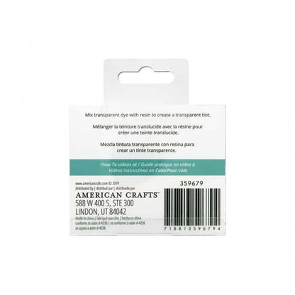 Kit De Tintes Transparentes Tonos Calientes Color Pour Para Resina (4 Pcs)