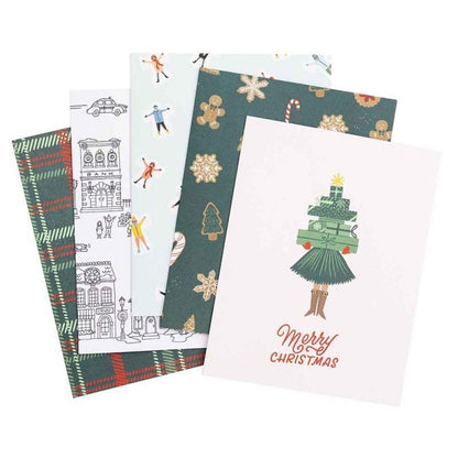 Caja De Tarjetas Y Sobres Coleccion Busy Sidewalks