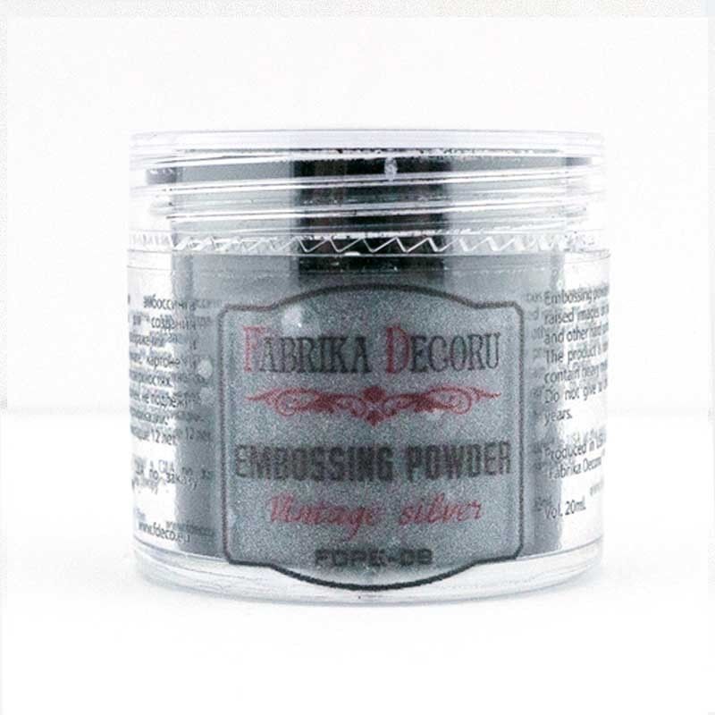 POLVOS DE EMBOSSING PLATEADO 20 ML