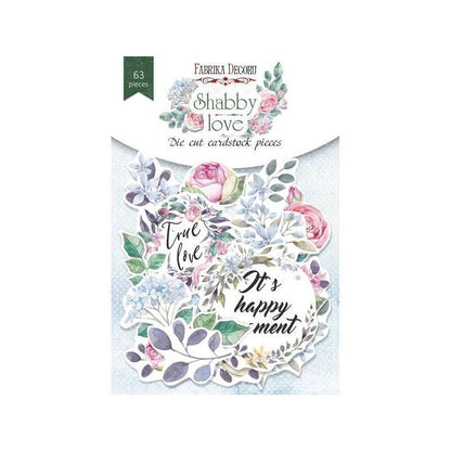 Die Cuts Shabby Love (63 Pcs)