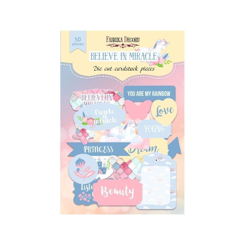 Die Cuts Believe In Miracle (50 Pcs)