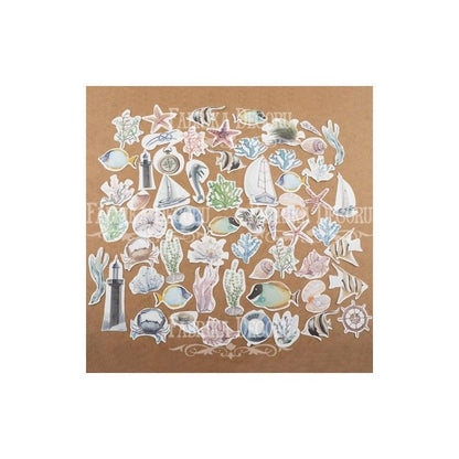Die Cuts Memories Of The Sea 59 Pcs