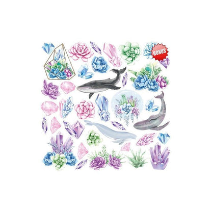 Set De Papeles Mystical Space 20Cm X 20 Cm