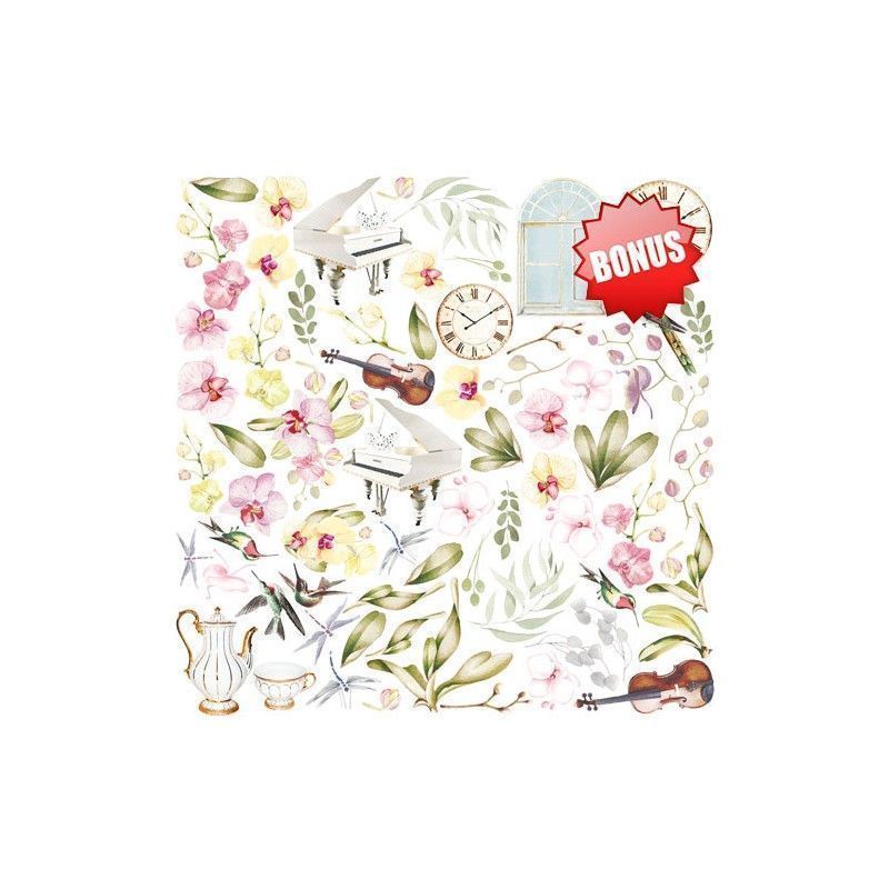 Set De Papeles Orchid Song 20Cm X 20Cm