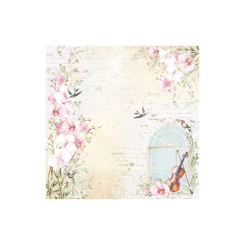 Set De Papeles Orchid Song 20Cm X 20Cm