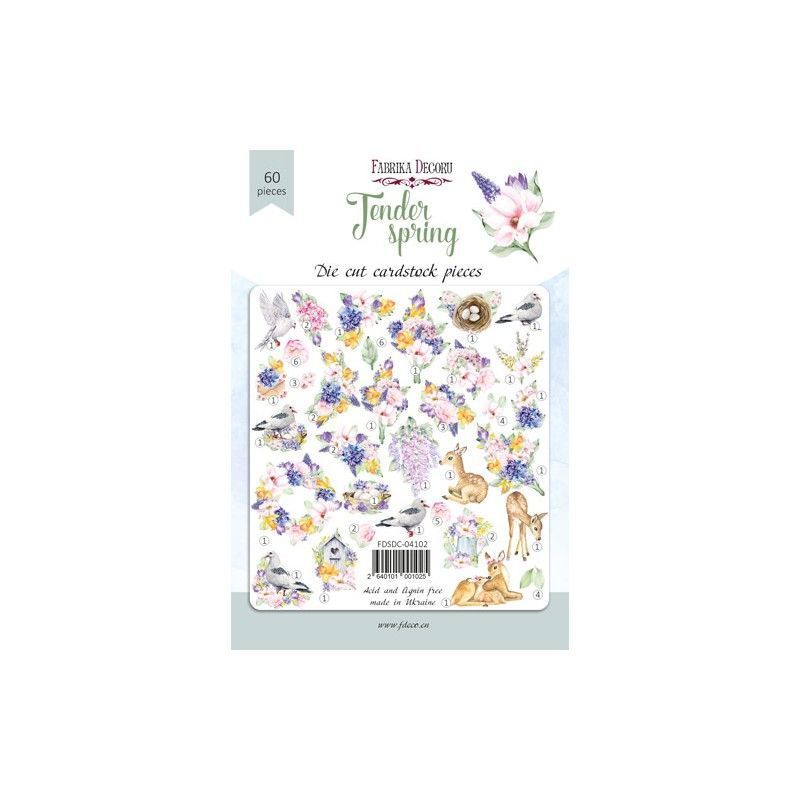 Die Cuts Tender Spring 60 Pcs