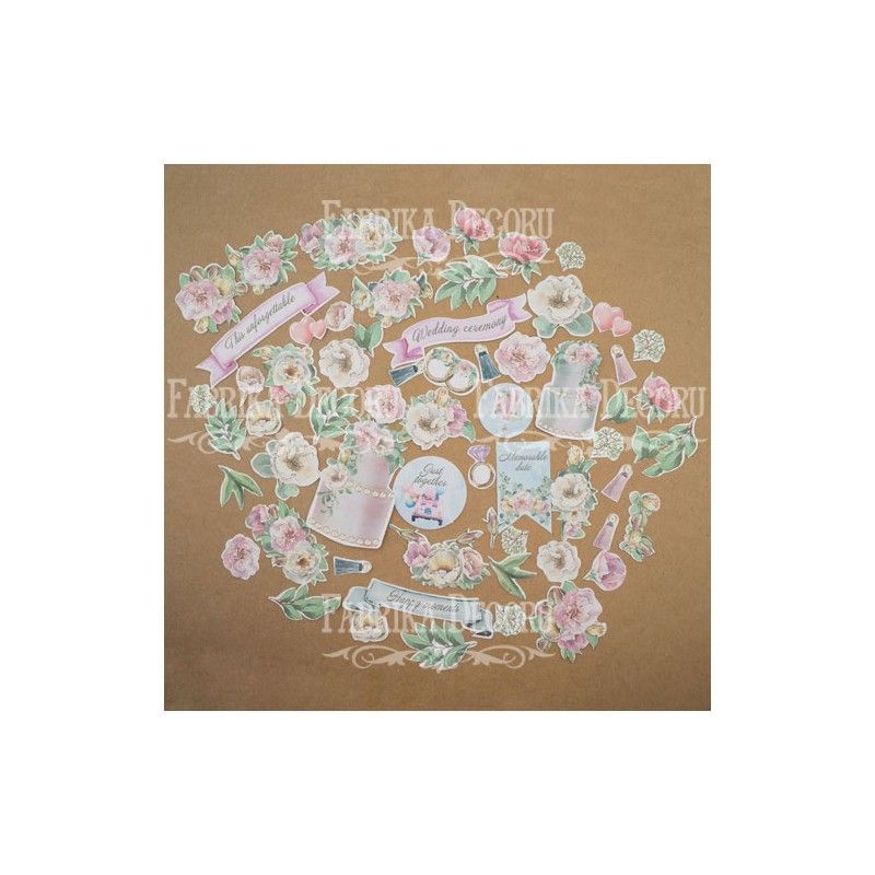 Die Cuts Walking On Clouds 64 Pcs