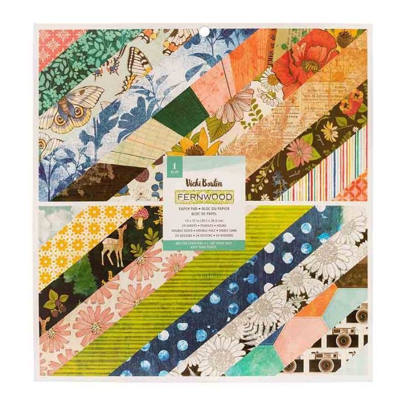 Set De Papeles Fernwood 30.5 X 30.5 Cm Doble Cara