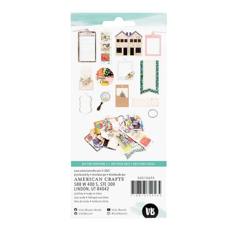 Etiquetas Con Anillo Fernwood (13 Pcs)