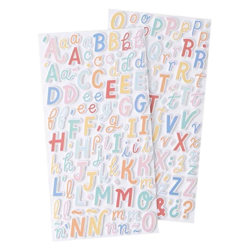 Thickers Alfabeto Coleccion Especial 183 Pcs