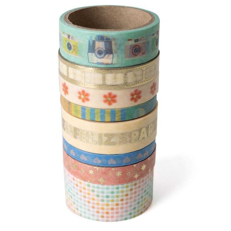 Washi Tape Coleccion Especial 8 Pcs